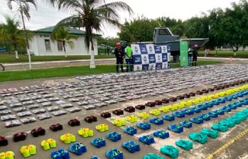El cargamento en Necoclí está avaluado en más de $200 millones. FOTO: CORTESÍA