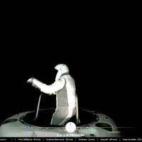 Jared Isaacman se aventuró este jueves fuera de la nave. Así fue la primera caminata espacial no gubernamental de la historia. FOTO transmisión oficial SpaceX