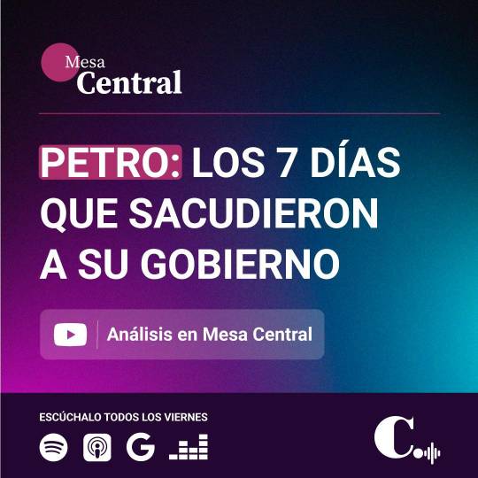 Mesa Central: Los 7 días que sacudieron al gobierno Petro
