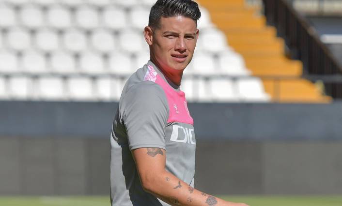 El 10 del Rayo Vallecano volvió a entrenamiento con el club español tras la doble fecha de Eliminatorias al Mundial con la Selección Colombia. FOTO: CUENTA DE X @RayoVallecano