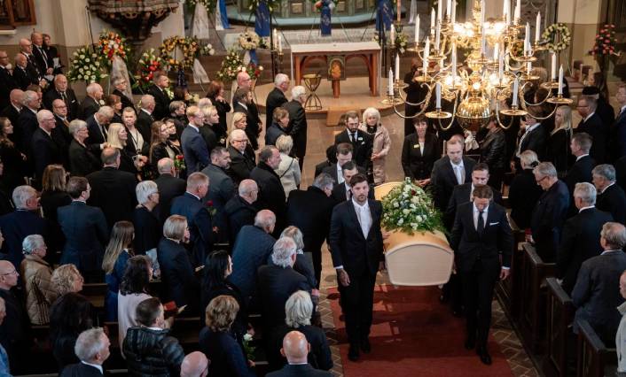 Este viernes Sven-Göran Eriksson recibió su último adiós en Torsby, Suecia. FOTO: @svenskfotboll