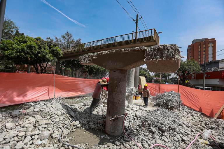 Otros tres puentes peatonales obsoletos de Medellín se convertirán en jardines verticales