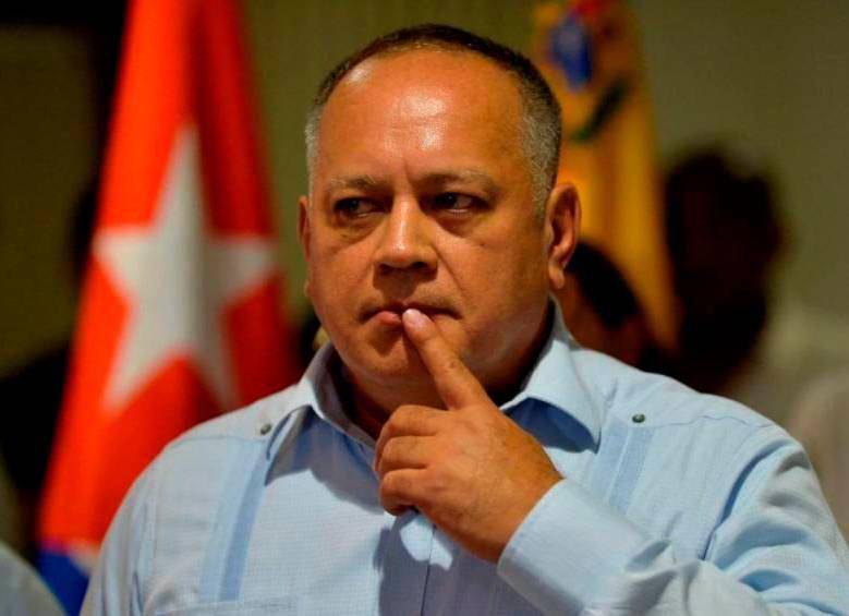 El ministro de Interior venezolano, Diosdado Cabello, acusó EE. UU. de apoyar un supuesto plan de terrorismo en Venezuela. FOTO: AFP
