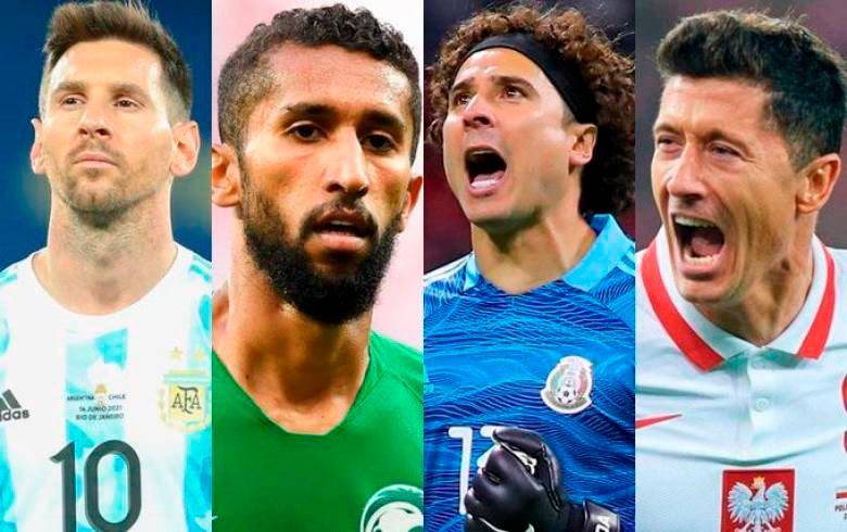 Los referentes de las Selecciones del Grupo C. FOTOS: GETTY