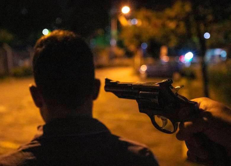 Imagen de referencia sobre asesinato con arma de fuego. FOTO: ARCHIVO EL COLOMBIANO