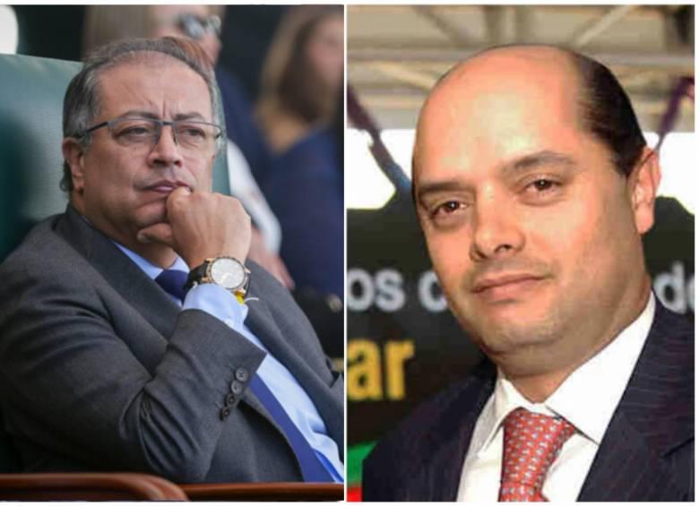 Gustavo Petro y Enrique Vargas Lleras, quien acusa al presidente de “injuria y calumnia”. Foto: Presidencia y cortesía