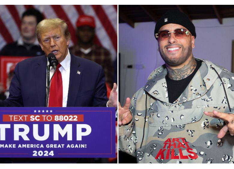 Nicky Jam es el tercer reguetonero latino en apoyar públicamente al candidato republicano. FOTO: GETTY | Esneyder Gutiérrez