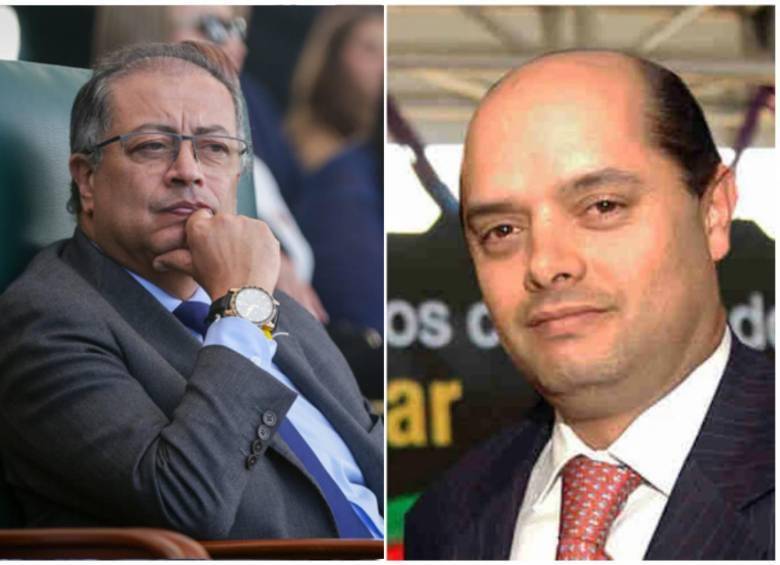 Gustavo Petro y Enrique Vargas Lleras, quien acusa al presidente de “injuria y calumnia”. Foto: Presidencia y cortesía