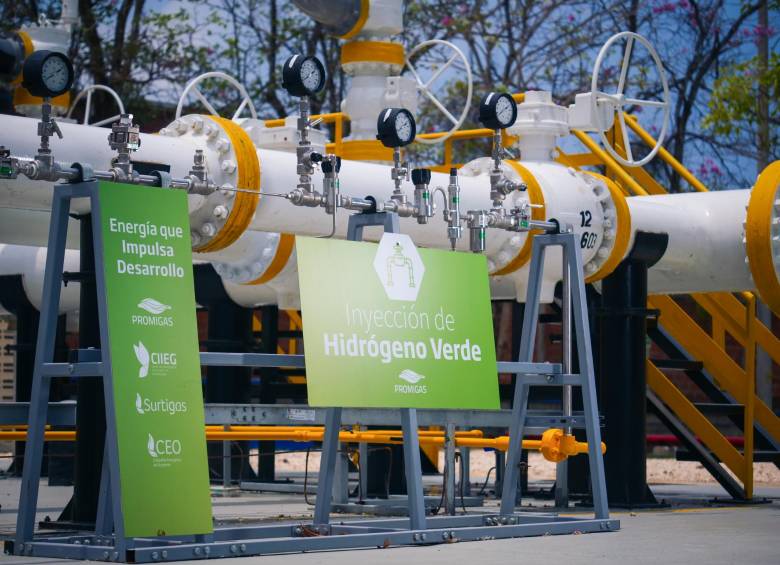 Promigás usa el hidrógeno verde para hacer más liviano el gas que transporta por sus gasoductos, logrando grandes eficiencias. FOTO Cortesía