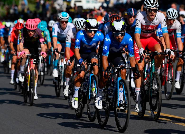 Nairo Quintana y Éiner Rubio esperan dejar huella en la Vuelta a España 2024. FOTO: Tomada de X @Movistar