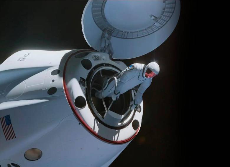 Imagen de la página oficial de la misión Polaris Dawn. FOTO Cortesía