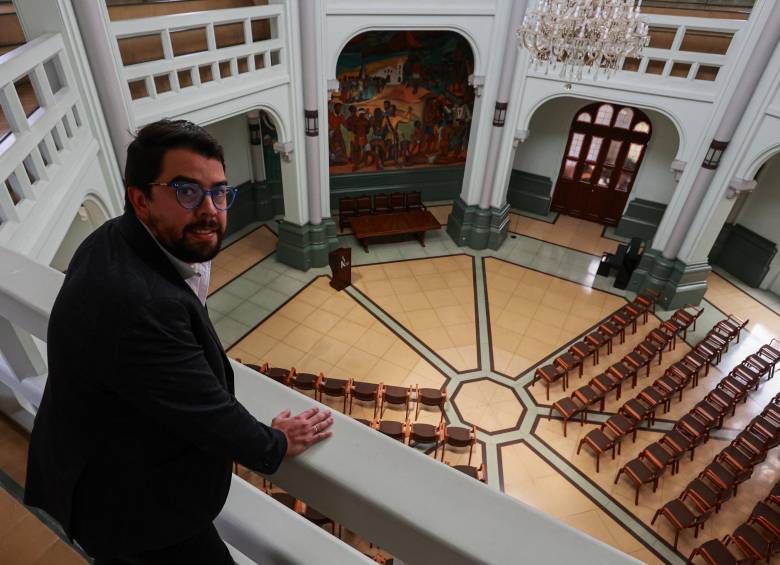 Roberto Rave Ríos, director del Instituto de Cultura y Patrimonio de Antioquia. FOTO Manuel Saldarriaga 
