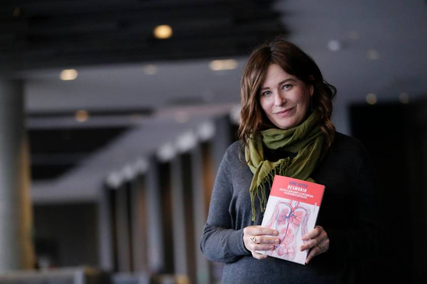 La escritora estuvo en la Feria del Libro de Bogotá. Foto: Sergio Ángel-Colprensa