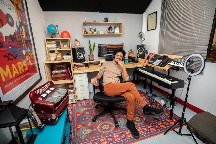 Estudio de Juancho Valencia.