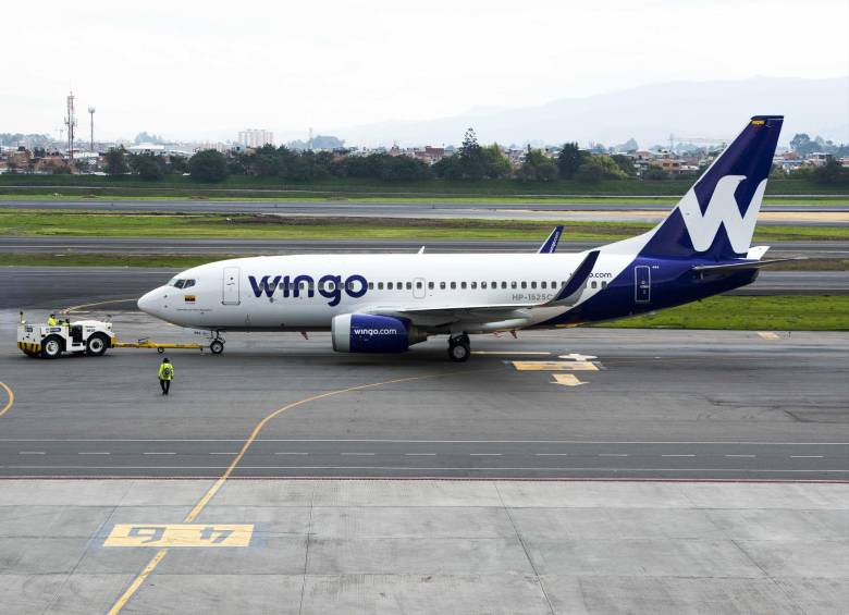 Wingo cuenta con viajes nacionales e internacionales, posicionándose como una de las aerolíneas con mayor presencia en el país. FOTO: (Colprensa-Wingo).