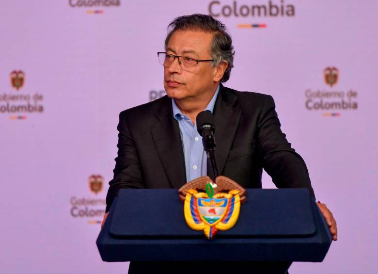 Petro reclamó que han querido “silenciar, ocultar al presidente”. Incluso, llegó a acusar a los medios del paro camionero que se desarrolló la semana pasada. FOTO: PRESIDENCIA