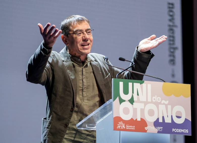 Politólogo español, Juan Carlos Monedero. Foto: Getty
