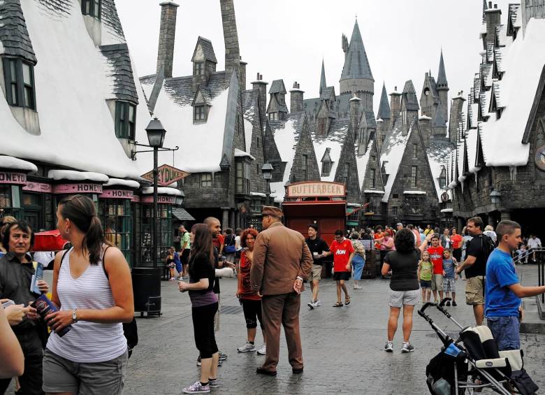 El universo de Harry Potter es uno de los sitios favoritos para visitar cuando la familia visita Orlando, en el estado de Florida. Foto: Shutterstock