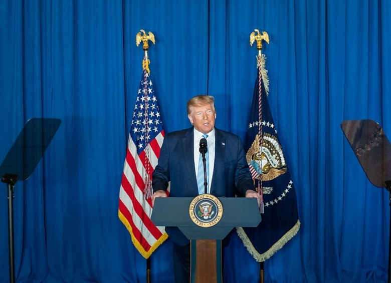 Foto de archivo del expresidente y candidato presidencial Donald Trump. Foto: Europa Press - Casa Blanca