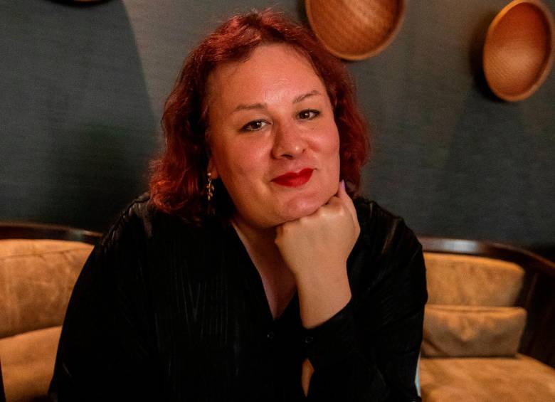 Alana S. Portero fue reconocida por el Ministerio de Igualdad de España por su contribución a la visibilización de las mujeres trans. Estuvo de visita en Medellín. FOTO Carlos Velásquez 
