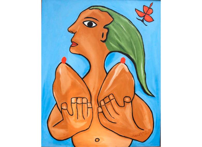 Esta pintura revela otra de las facetas de Castro Saavedra: su inclinación por la plástica. Aunque menos conocidos que sus poemas, sus cuadros fueron expuestos en dos ocasiones en vida del autor. La mayoría de las obras fue comprada por los amigos del poeta.