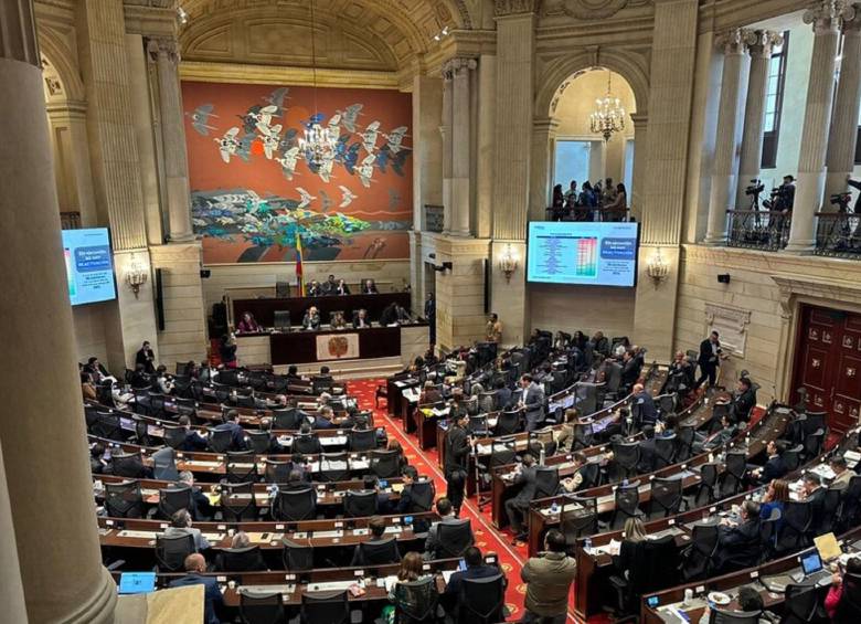 Congreso de la república. Foto: Colprensa