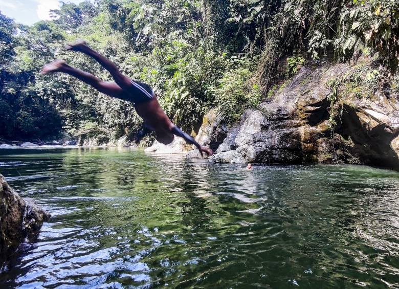 Río Melcocho es catalogado como el río más bonito de Antioquia y hoy hace parte de una disputa limítrofe. Foto: Julio César Herrera Echeverri