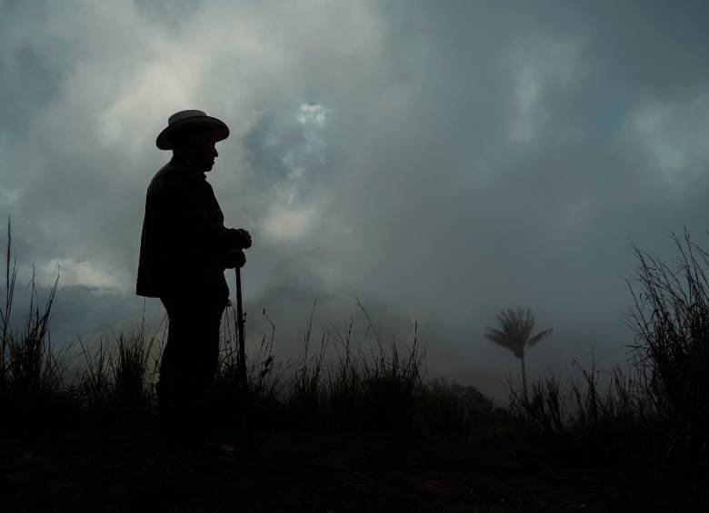 Desde hace cuarenta años Genaro Rodríguez Bustos vive en el cráter del Machín. Sin embargo, a pesar de tener papeles de propiedad del terreno, la justicia ha dicho que La Secreta no le pertenece. El campesino lucha por conservar la propiedad. Foto: Santiago Ramírez.
