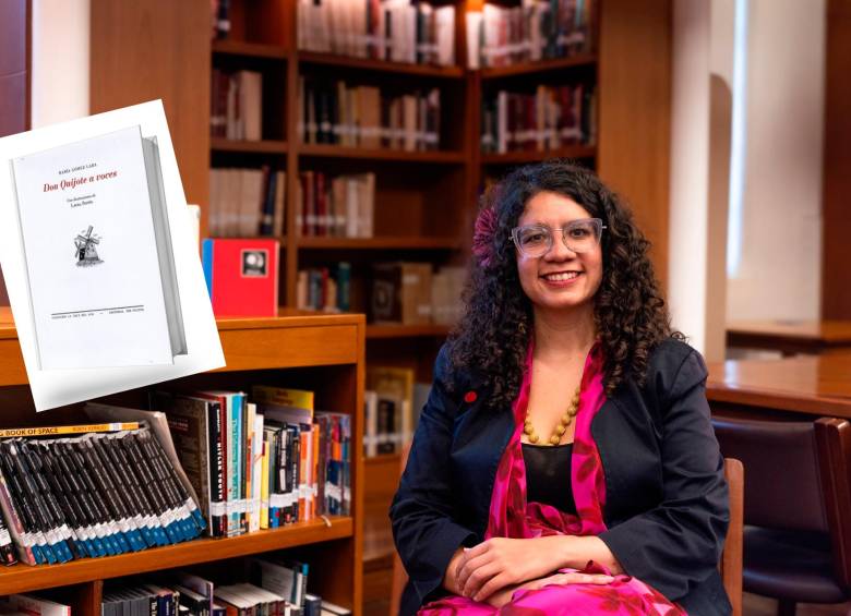 La poeta María Gómez Lara estuvo en la Fiesta del Libro y la Cultura presentando su más reciente obra. FOTO Cortesía