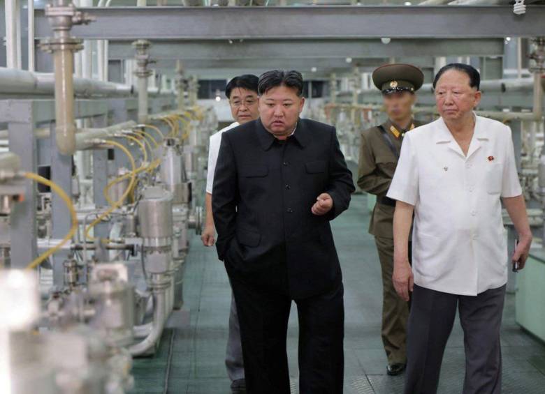 Corea del Norte mostró su planta de Uranio al mundo. Foto: AFP