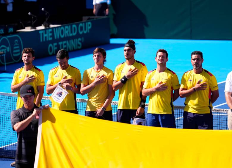 El extenista Alejandro Falla, fue el capitán del equipo nacional. FOTO: Tomada de X @fedecoltenis
