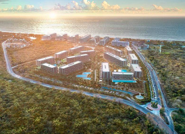 Morros está ubicado en el sector de Serena del Mar, una de las playas más bellas de Cartagena. Foto: Cortesía
