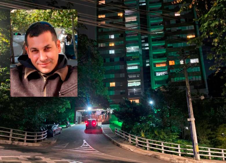 Dentro de este conjunto residencial, en El Poblado, apareció sin vida el ingeniero de sistemas israelí Yariv Bokor, de 49 años. FOTOS: SANTIAGO OLIVARES TOBÓN Y CORTESÍA