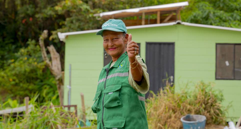 Además de los impactos positivos ambientales que se han logrado con Green, se destina el 5% de las ventas a un proyecto de viviendas para recicladores. FOTO cortesía